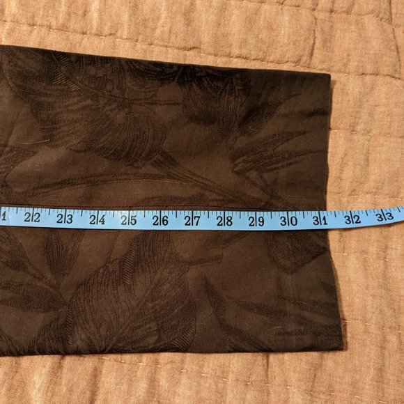 Talbots Leaf Print Fully Lined, Side-zip pants Size 12 - Picture 7 of 9